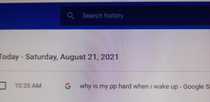 This was on my little brothers search history
