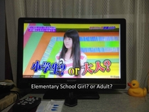 This was on TV in Japan today