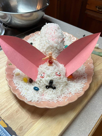 This was supposed to be a bunny cake