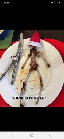 This was the end of that pesky elf