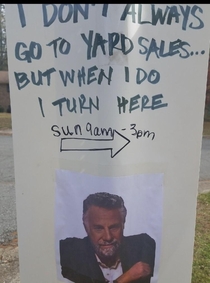 This was up in my sisters neighborhood today