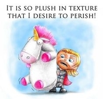 Thor Finds A Fluffy Unicorndont know why i found this so funny