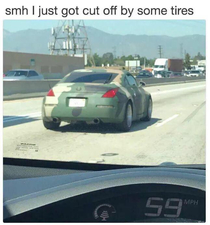Those tires are up to something