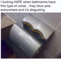 Those urinals are a pain