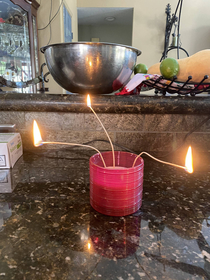 Thought Id give candle making a shot