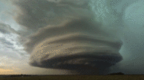 Time lapsed supercell