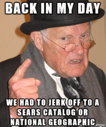 Times were different for a  year old before the internet