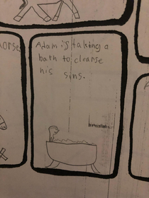 To cleanse his sins