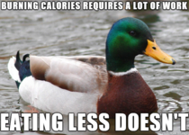To everyone resolved to lose weight this year