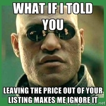 To everyone who is selling their cars