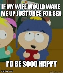 To the guy complaining he couldnt sleep in because his wife woke him up for sex