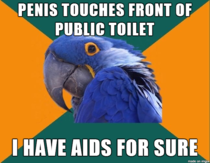To the guy who posted the seal about his penis touching the front of a public toilet