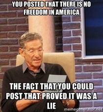 To the guy who thinks theres no freedom in America