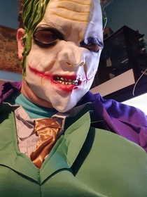 To the guy with the batman mask l raise you discount joker