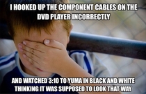 To the guys who watched Family Guy in Spanish and Kill Bill in silence I had a similar experience of my own