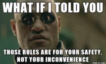 To the obese man complaining about discrimination after seeing the weight limit for our waterslides
