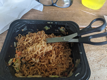 Today I Found out that we dont have forks at my new shop Adapt improvise and overcome