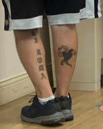Today i found the first ever Johnny Bravo tattoo Ive seen
