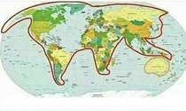 Today I learned that the world is one big cat playing with Australia