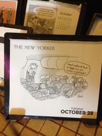 Todays cartoon in The New Yorker