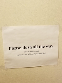 Toilet Instructions