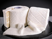 Toilet paper cake by Dorothy Lane Market in Dayton OH