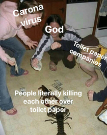 Toilet paper protect me
