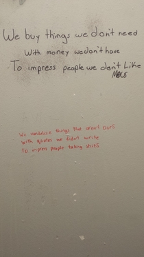 Toilet poetry