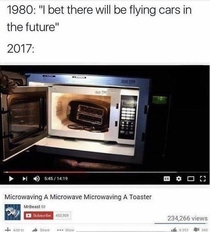Too bad they didnt stick the microwave in the oven