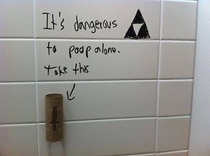 Too dangerous to poop alone D