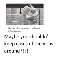 Too many cases of Coronavirus