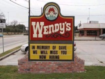 Too soon wendys