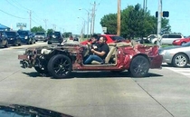 Tornado hit his car He found it started it up and started driving around town Xpost from rcars