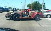 Tornado hit his car He found it started it up and started driving around town Xpost from rcars