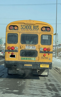 Tough being a kid these days even gotta drive themselves to school