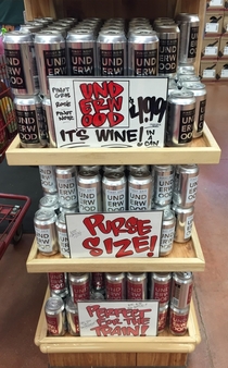 Trader Joes is selling purse sized wine in a can which is perfect for the train