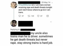 Trains man