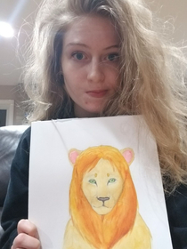 Tried to go for Aslan from Narnia Ended up with the Lion from the Wizard of Oz vibes
