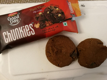 Triple chocolate cookies