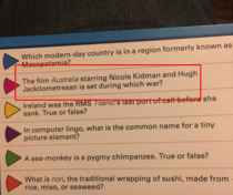 Trivial Pursuit changes km to kilometre using find amp replace command Nailed it