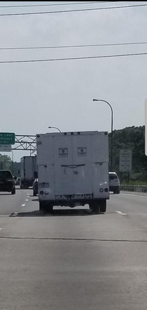 Truck in front wouldnt stop staring at me