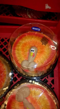 Turkey cakes being sold at a Strack and Van Til near me