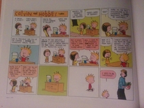 Twenty three years ago Calvin shows nothing changes