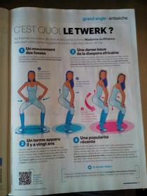 Twerk this is what we learn in french magazines these days