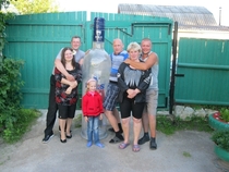 Typical russian family photo
