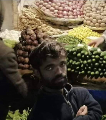 Tyrion Lannister found selling vegetables in Pakistan
