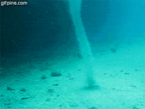 Underwater tornado