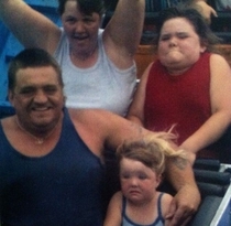 Unearthed a photo of me and my sisters first roller coaster ride
