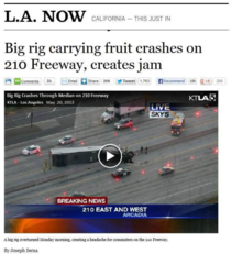 Unintentional pun on LA Now