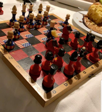 United States vs Soviet Union chess pieces